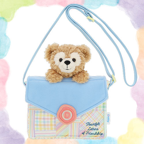 JAN 13 PREORDER - Disneysea Limited - Duffy & Friends - Heartfelt Letters of Friendship - Duffy Plush Shoulder Bag