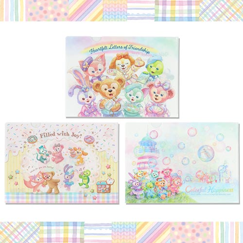 JAN 13 PREORDER - Disneysea Limited - Duffy & Friends - Heartfelt Letters of Friendship - Clear File Set
