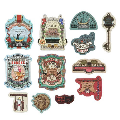 13 JAN PREORDER - Disneysea Limited -  Disney Story Beyond - Palazzo Canal - Postcard & Sticker Tin