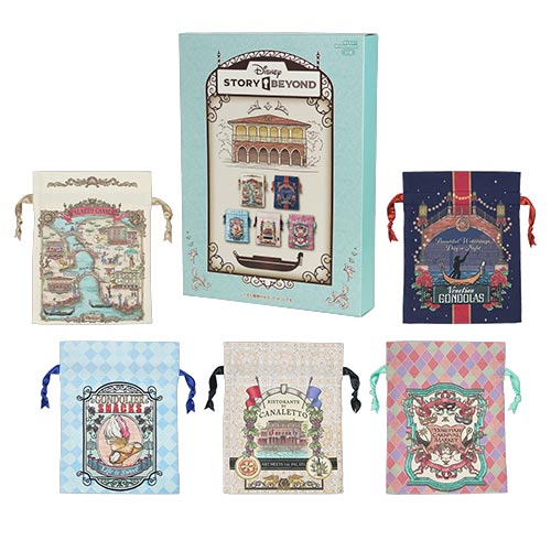 13 JAN PREORDER - Disneysea Limited -  Disney Story Beyond - Palazzo Canal - Drawstring Bag - Blind Box - Full Set