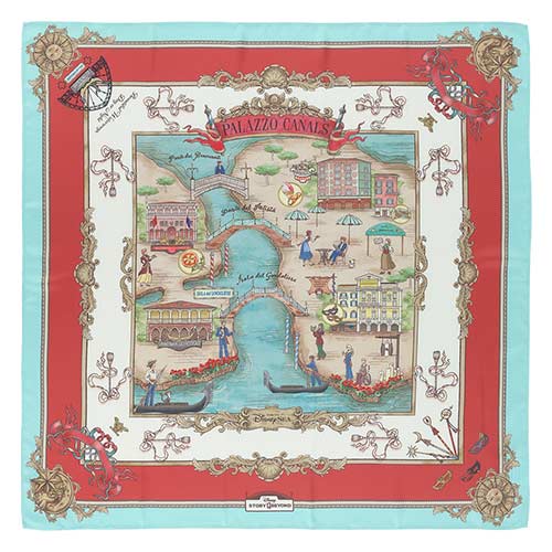13 JAN PREORDER - Disneysea Limited - Disney Story Beyond - Palazzo Canal - Scarf