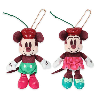FEB 5 PREORDER - Tokyo Disney Resort - Cherry Collection - Minnie & Mickey Mouse -  Plush Keychain Set