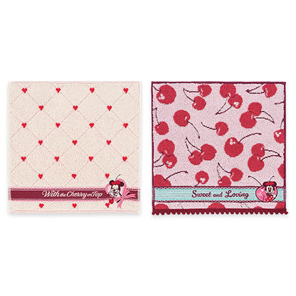 FEB 5 PREORDER - Tokyo Disney Resort - Cherry Collection - Minnie Mouse -  Mini Towel Set