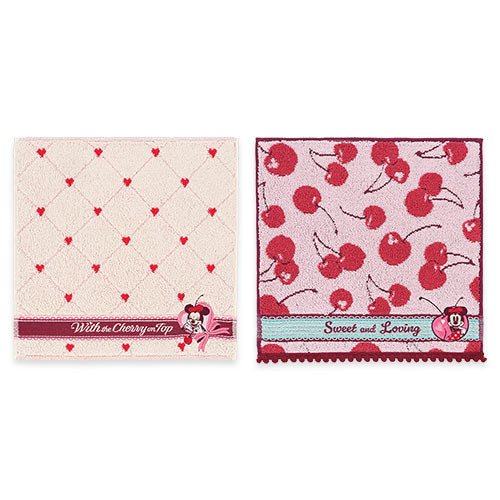 FEB 5 PREORDER - Tokyo Disney Resort - Cherry Collection - Minnie Mouse -  Mini Towel Set