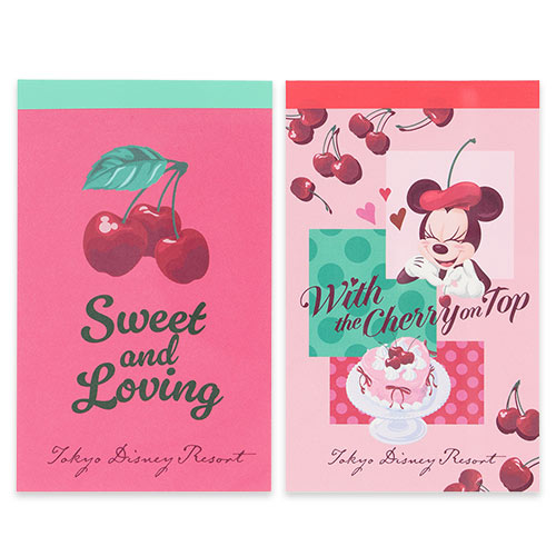 FEB 5 PREORDER - Tokyo Disney Resort - Cherry Collection - Minnie Mouse - Memo Set