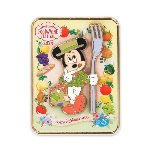Disneysea Limited - Food & Wine Festival - Mickey Mouse - Pin