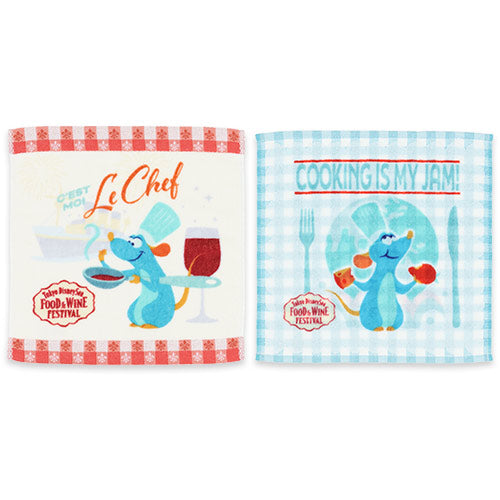 APRIL 8 PREORDER - Disneysea Limited - Food & Wine Festival - Ratatouille - Mini Towel Set