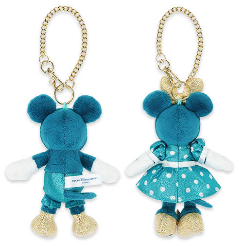 Disneysea 25th Anniversary - Sparkling Jubilee - Minnie & Mickey Mouse - Plush Charm Set