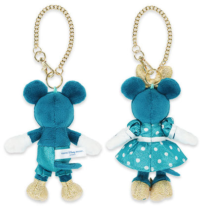 Disneysea 25th Anniversary - Sparkling Jubilee - Minnie & Mickey Mouse - Plush Charm Set