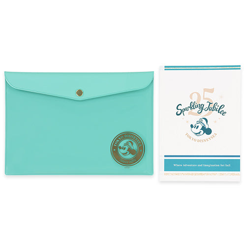 APRIL 8 PREORDER - Disneysea 25th Anniversary - Sparkling Jubilee - Notebook & Case Set