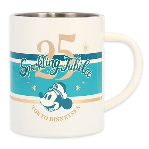 APRIL 8 PREORDER - Disneysea 25th Anniversary - Sparkling Jubilee - Stainless Steel Mug