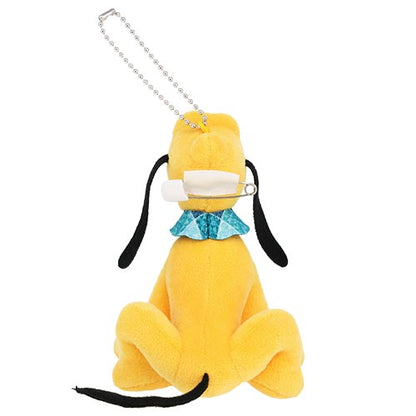 APRIL 8 PREORDER - Disneysea 25th Anniversary - Sparkling Jubilee - Pluto - Plush Keychain / Pin
