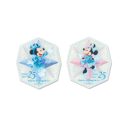 APRIL 8 PREORDER - Disneysea 25th Anniversary - Sparkling Jubilee - Minnie & Mickey Mouse - Sticker Set