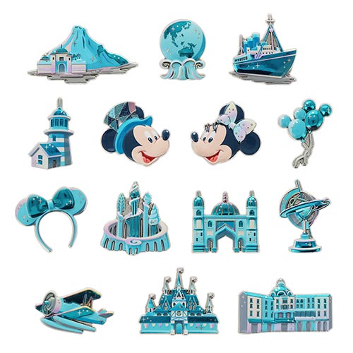 APRIL 8 PREORDER - Disneysea 25th Anniversary - Sparkling Jubilee - 2 Pin Blind Bag