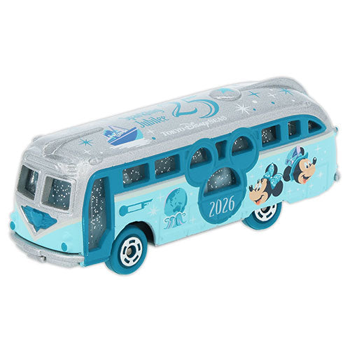 APRIL 8 PREORDER - Disneysea 25th Anniversary - Sparkling Jubilee - Tomica - Resort Liner Bus
