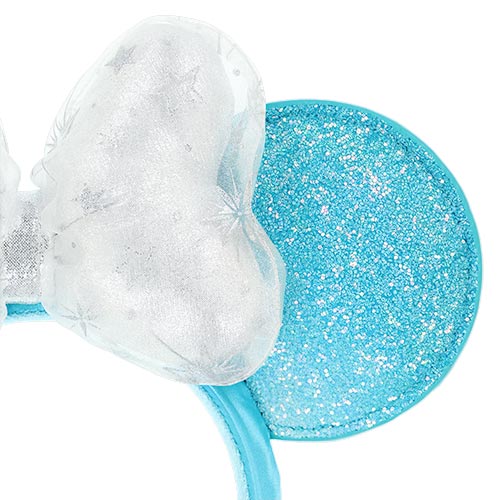 Disneysea 25th Anniversary - Sparkling Jubilee - Minnie Ears (blue glitter)