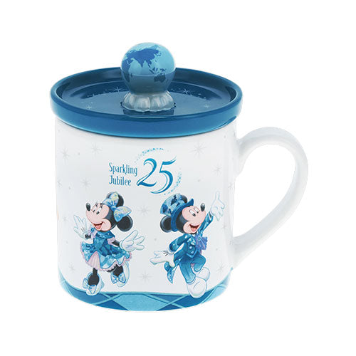 APRIL 8 PREORDER - Disneysea 25th Anniversary - Sparkling Jubilee - Mug with Lid