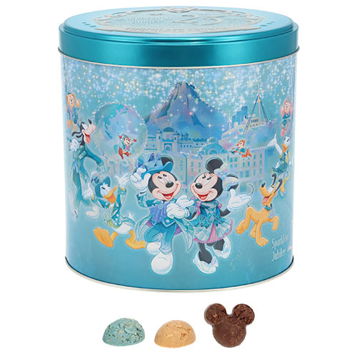 Disneysea 25th Anniversary - Sparkling Jubilee - Chocolate Crunch Tin