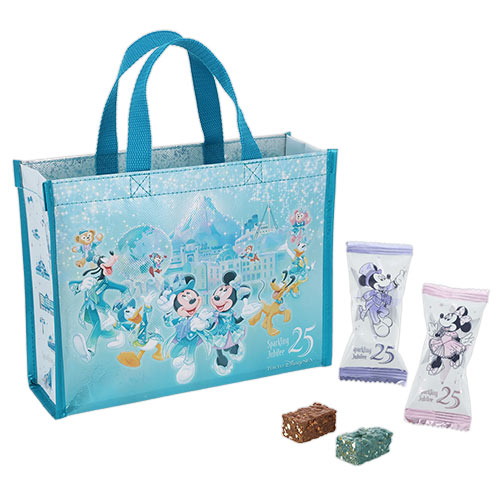 Disneysea 25th Anniversary - Sparkling Jubilee - Almond Chocolate Bars with Bag