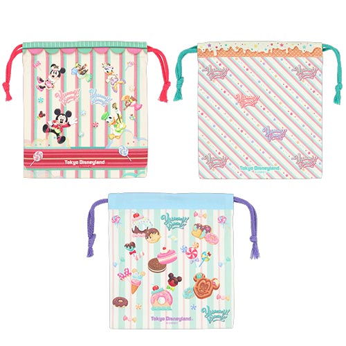 APRIL 8 PREORDER - Tokyo Disney Resort - Palpalooza - Vanellope's Sweet Pop World - Drawstring Bag Set