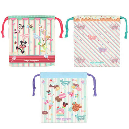 APRIL 8 PREORDER - Tokyo Disney Resort - Palpalooza - Vanellope's Sweet Pop World - Drawstring Bag Set