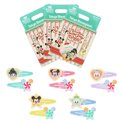 APRIL 8 PREORDER - Tokyo Disney Resort - Palpalooza - Vanellope's Sweet Pop World - Hair Clip Set - Blind Box