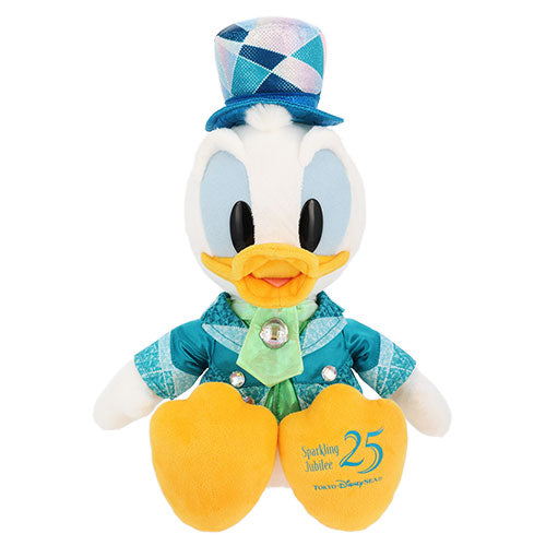 APRIL 8 PREORDER - Disneysea 25th Anniversary - Sparkling Jubilee - Donald Duck Plush