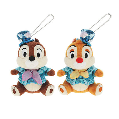 APRIL 8 PREORDER - Disneysea 25th Anniversary - Sparkling Jubilee - Chip & Dale - Plush Keychain / Pin