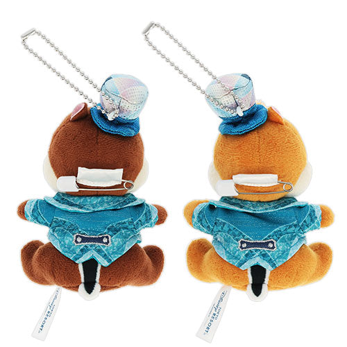 APRIL 8 PREORDER - Disneysea 25th Anniversary - Sparkling Jubilee - Chip & Dale - Plush Keychain / Pin