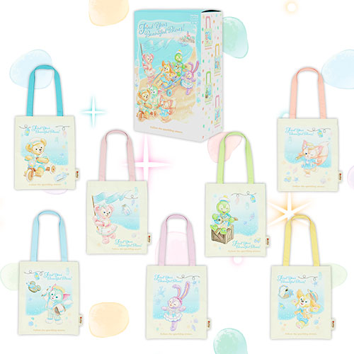 APRIL 15 PREORDER - Disneysea Limited - Duffy & Friends - Find Your Beautiful Blues - Tote Bag - Blind Box Full Set