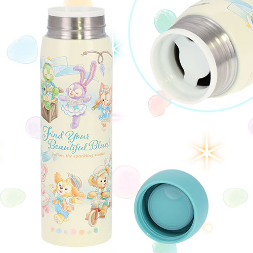 APRIL 15 PREORDER - Disneysea Limited - Duffy & Friends - Find Your Beautiful Blues - Stainless Steel Bottle
