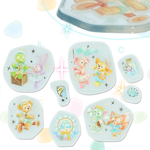 APRIL 15 PREORDER - Disneysea Limited - Duffy & Friends - Find Your Beautiful Blues - Postcards & Stickers