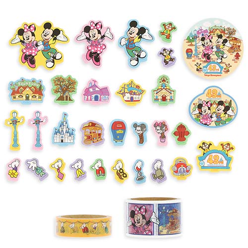 Tokyo Disney Resort - Tokyo Disneyland 43rd Anniversary - Toontown - Stickers & Tape Set