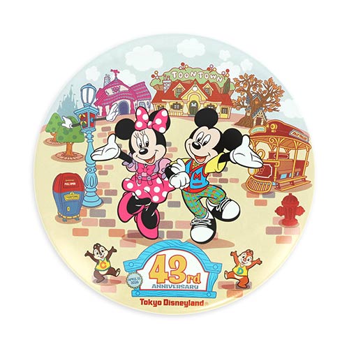 APRIL 15 PREORDER - Tokyo Disney Resort - Tokyo Disneyland 43rd Anniversary - Toontown - Badge