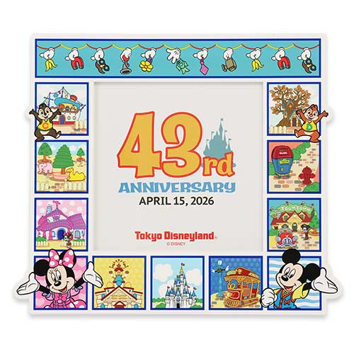 APRIL 15 PREORDER - Tokyo Disney Resort - Tokyo Disneyland 43rd Anniversary - Toontown - Photo Stand