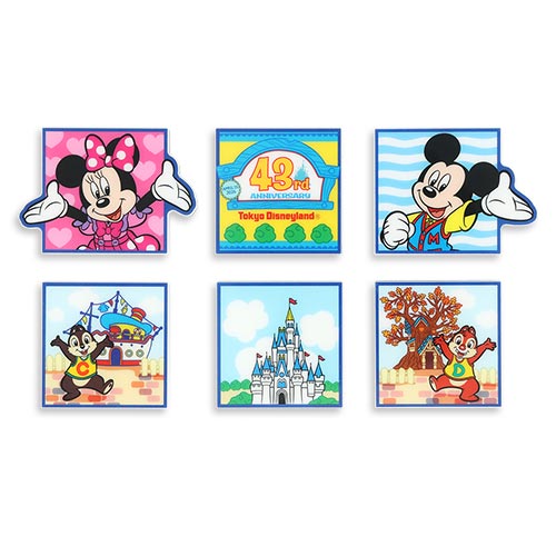 Tokyo Disney Resort - Tokyo Disneyland 43rd Anniversary - Toontown - Magnet Set
