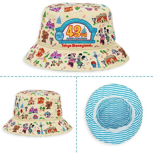 Tokyo Disney Resort - Tokyo Disneyland 43rd Anniversary - Toontown - Bucket Hat