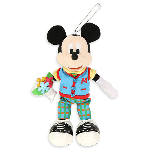 APRIL 15 PREORDER - Tokyo Disney Resort - Tokyo Disneyland 43rd Anniversary - Toontown - Mickey Mouse - Plush Keychain / Pin