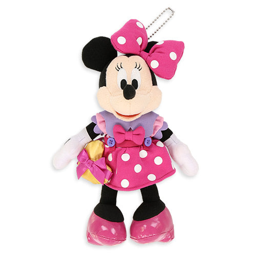 APRIL 15 PREORDER - Tokyo Disney Resort - Tokyo Disneyland 43rd Anniversary - Toontown - Minnie Mouse - Plush Keychain / Pin