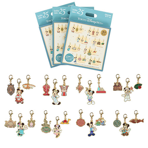 MAY 27 PREORDER - DisneySea Limited - 25th Anniversary - The Jubilee Journey - Charm Set Blind Bag