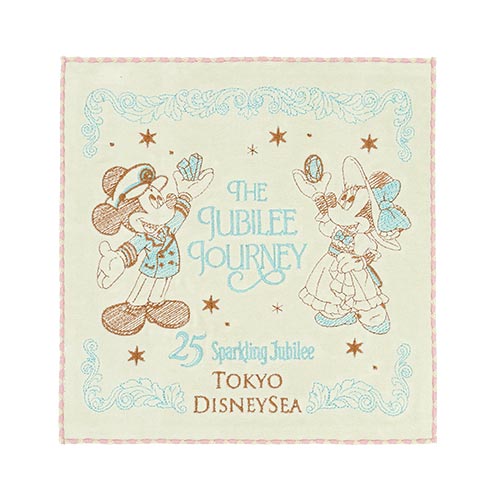 MAY 27 PREORDER - DisneySea Limited - 25th Anniversary - The Jubilee Journey  - Mini Towel