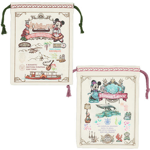 MAY 27 PREORDER - DisneySea Limited - 25th Anniversary - The Jubilee Journey - Drawstring Bag Set