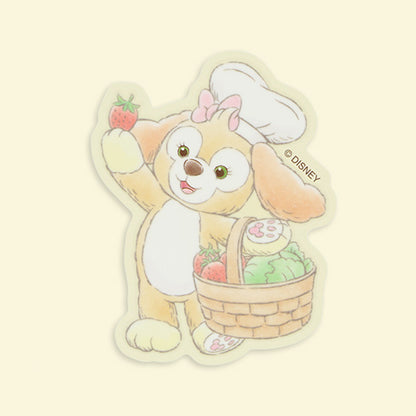 JUNE 3 PREORDER - Disneysea Limited - Duffy & Friends - Flocked Cookie Ann Sticker