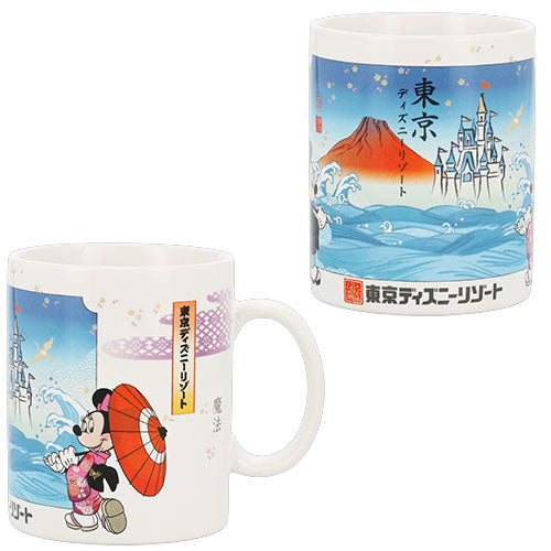 Tokyo Disney Resort - Mickey & Minnie Mouse - Japanese Style Mug