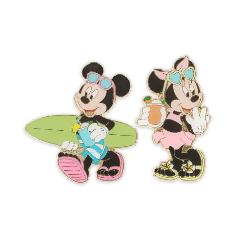 JUNE 11 PREORDER - Tokyo Disney Resort - Hello Hello Summer - Mickey & Minnie Mouse - Pin Set
