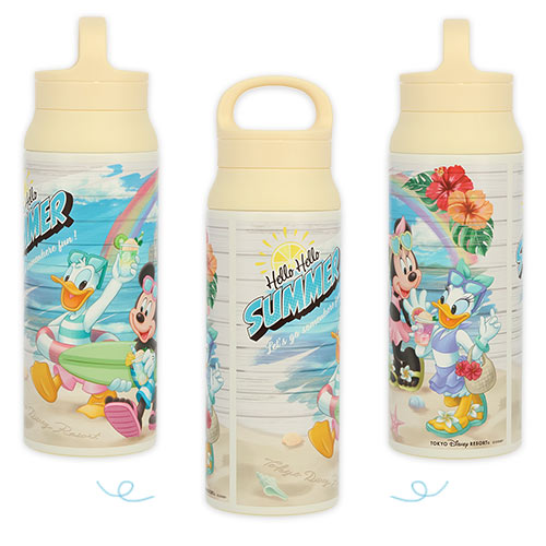 Tokyo Disney Resort - Hello Hello Summer - Mickey & Friends - Stainless Steel Bottle