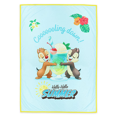 JUNE 11 PREORDER - Tokyo Disney Resort - Hello Hello Summer - Chip & Dale Cool. Blanket