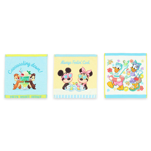 JUNE 11 PREORDER - Tokyo Disney Resort - Hello Hello Summer - Mickey & Friends - Mini Towel Set