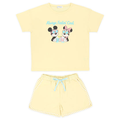 Tokyo Disney Resort - Hello Hello Summer - Minnie & Mickey Mouse - Short Sleeve Pyjama Set