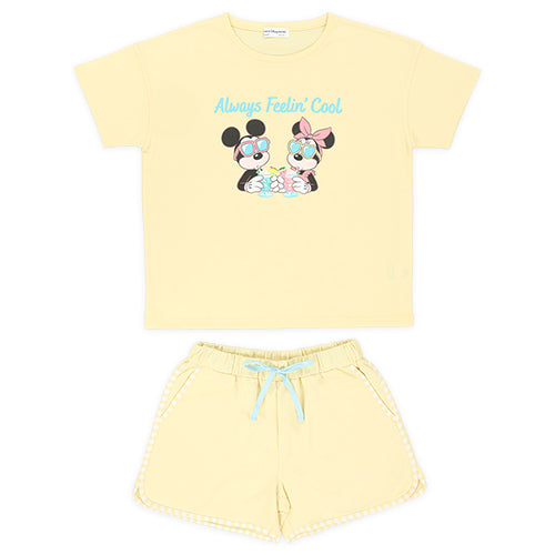 JUNE 11 PREORDER - Tokyo Disney Resort - Hello Hello Summer - Minnie & Mickey Mouse - Short Sleeve Pyjama Set